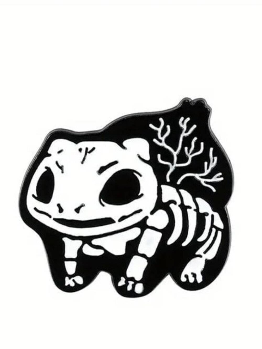 Skeletal Kanto Trio: Pokemon Bulbasaur, Squirtle, Charmander Enamel Pins - Picture 2 of 10